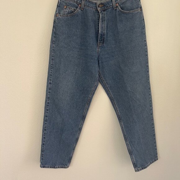 VTG Levi’s 961 Orange Tab Jeans Size 16S Loose Straight Fit 1996 Women - Picture 1 of 10